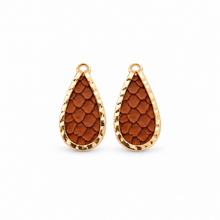 Brown Pinecone Embossed Mini Keel