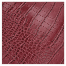 Yacht Hopper Bangle Burgundy Crocodile