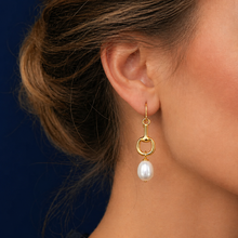 Horsebit Pearl Dangles