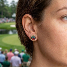 Heritage Plaid Porthole Studs
