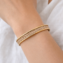 Yacht Hopper Bangle Champagne Boa