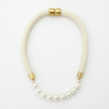 prepster statement rope necklace- signature cream