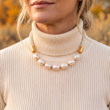 Prepster Statement Rope Necklace- southern cream