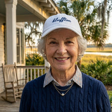 bluffton cap - white