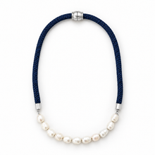 Prepster Dainty Rope Necklace- signature navy