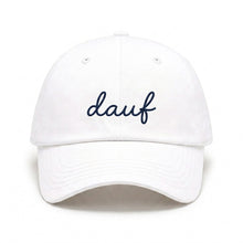 PREORDER dauf cap - white