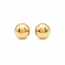 Ball Stud Earrings Gold
