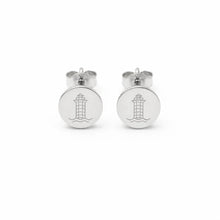 Lighthouse Coin Stud Earrings