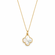 Mother of Pearl Clover Necklace