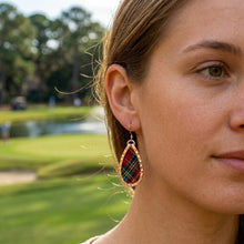 Heritage Plaid Mini Keel Earrings