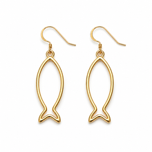 Coastal Fish Dangle Earrings
