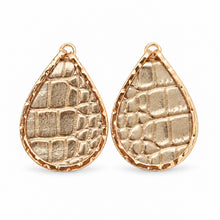 Golden Crocodile Embossed Schooner