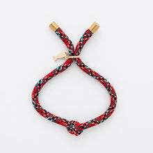 Harbor Knot Slider Bracelet- Tartan