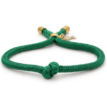 Harbor Knot Slider Bracelet- Green