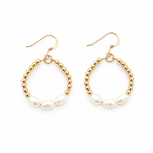 Charleston Glam Hoops – Small Gold