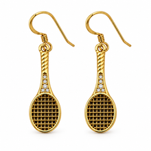 Tennis Racket Dangle Earrings