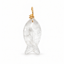 Crystal Fish Charm-Large