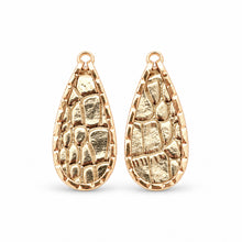 Golden Crocodile Embossed Keel