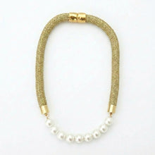 prepster statement rope necklace- signature gold