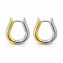 Mixed Metal Hoops