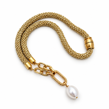 Harbor Rope Necklace- Gold