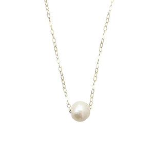 simple pearl necklace
