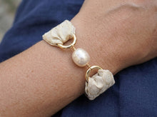 Lilly Bloom Fabric Crew Cuff Bracelet