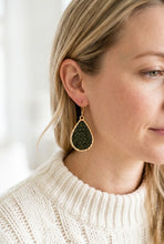 Hunter Green Woven Leather Mini Schooner