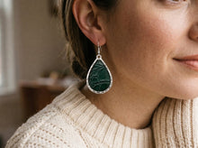 Green Crocodile Embossed Mini Schooner