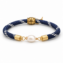 Pearl Girl–navy dash rope