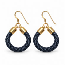 Small Navy Rope Hoops