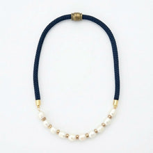 prepster dainty rope necklace- southern navy