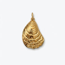 Golden Oyster Charm