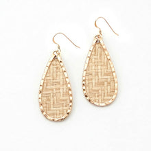 Raffia Keel Tear Earrings