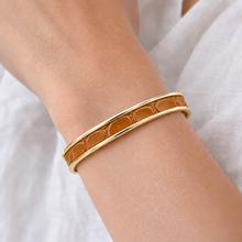 Yacht Hopper Bangle Saddle Crocodile