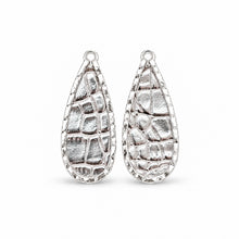Silver Metallic Crocodile Keel