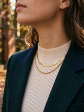 Thin Herringbone Necklace