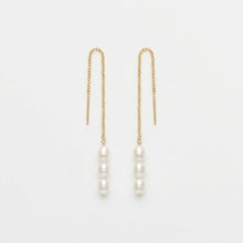 Sea Pearl Chain Drop Earrings