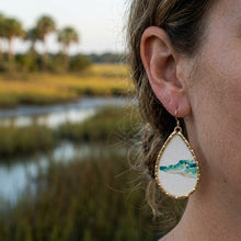 Marsh Gator Schooner Large Tear Earrings