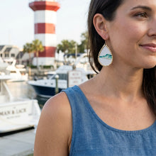 Marsh Gator Schooner Large Tear Earrings