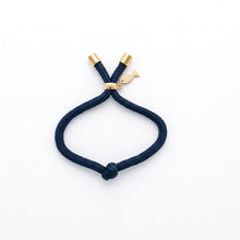 Harbor Knot Slider Bracelet- Navy