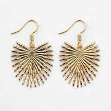 Lowcountry Palm Dangle Earrings - hooks