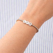 Custom Word Bracelet – Sterling Silver