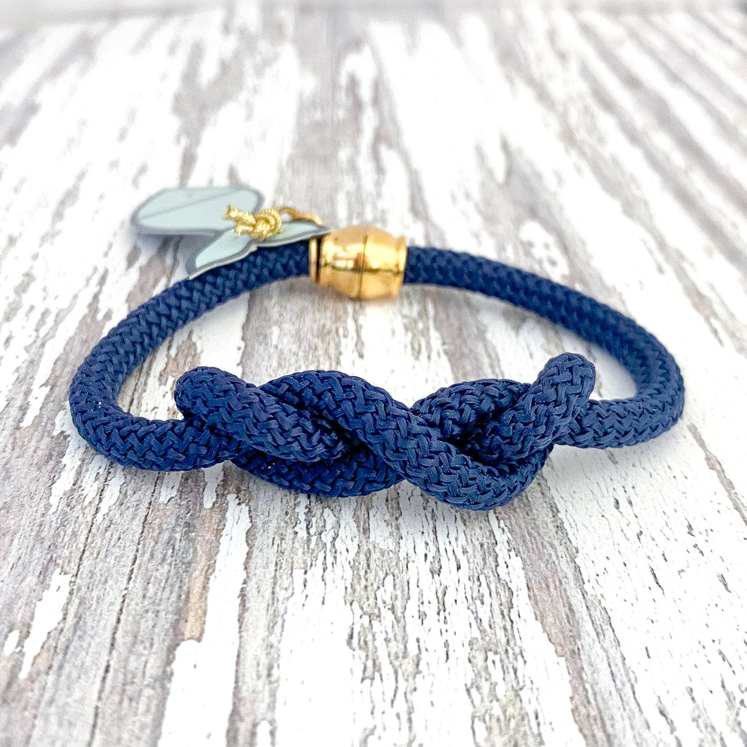 sailor's knot  bracelet- navy