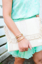 dock line simple (3) pearl triple wrap {cork}