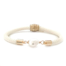 pearl girl bracelet {ivory rope}